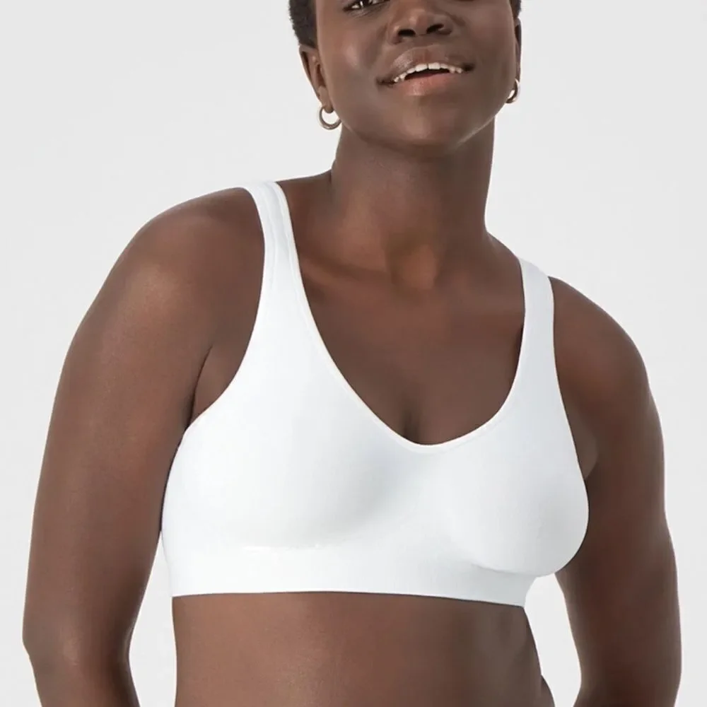 Lot of 2 Bali Cool Comfort Revolution Full Coverage Wireless T-Shirt Bras MEDIUM